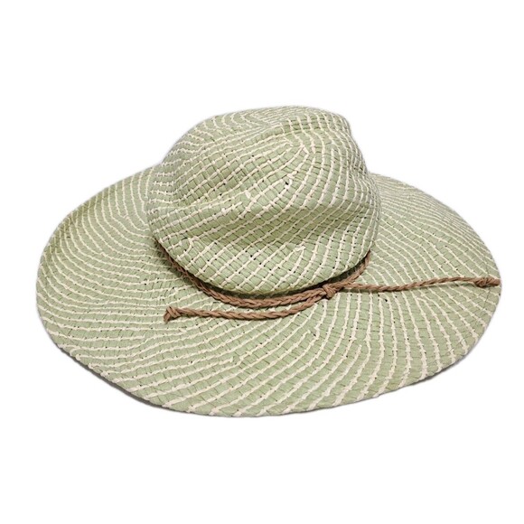 kooringal Accessories - KOORINGAL Raffia Womens Green Woven Straw Paper Floppy Sun Hat Wide Brim